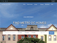 Tablet Screenshot of findmetrodchomes.com